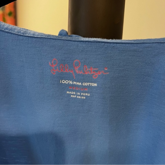 Lilly Pulitzer Blue Tank – Medium - Picture 3 of 3